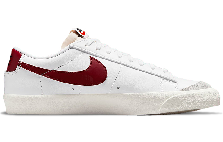 Мужские кеды Nike Blazer 77 Team "Red" (белый с красным) — Белый / красный — фото 2
