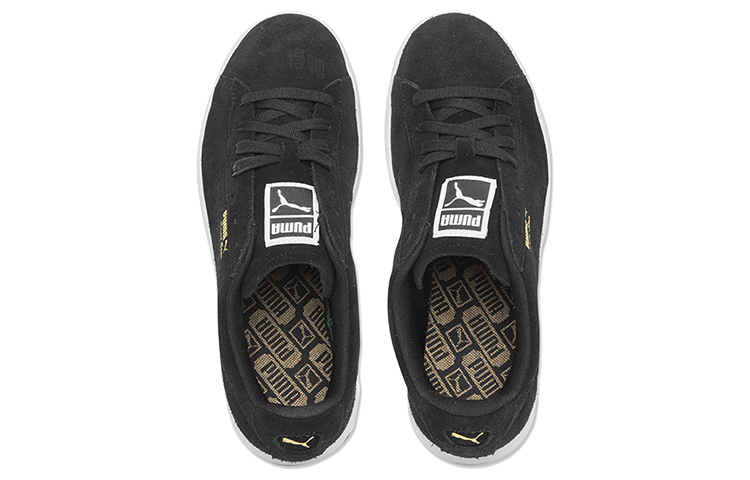 Кеды PUMA Court Star Suede (черно-белые) — фото 5