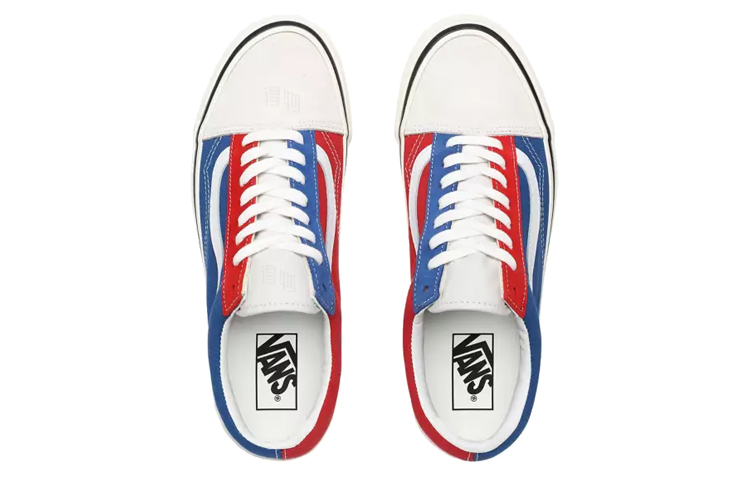 Кеды Vans Old Skool Anaheim Factory 36 DX (бело-синие) — фото 4