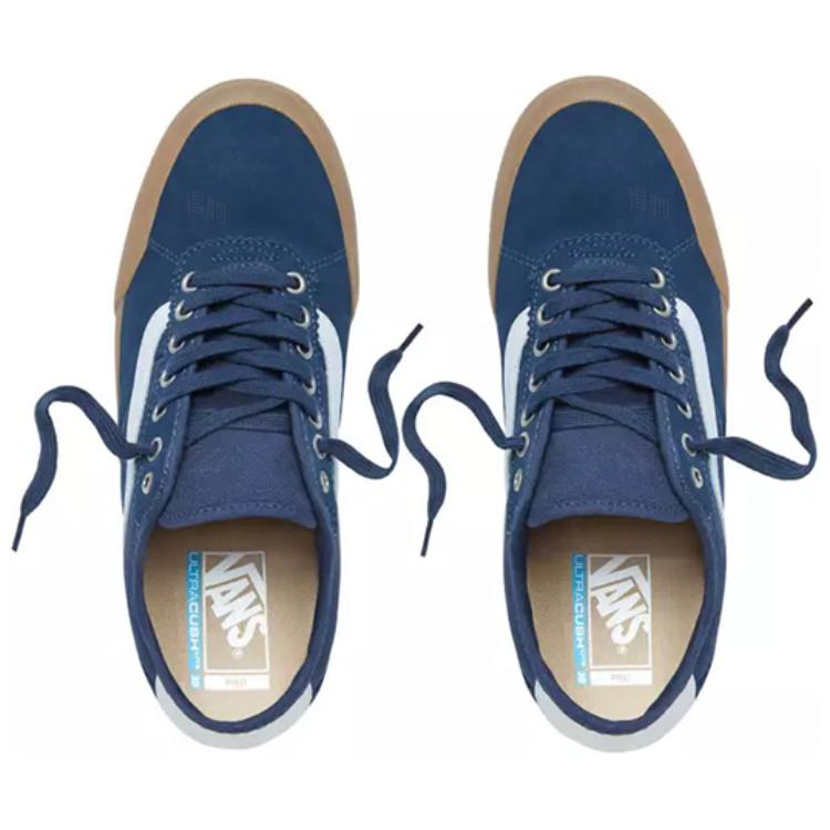 Кеды Vans Chima Pro 2 (сине-коричневые) — фото 4