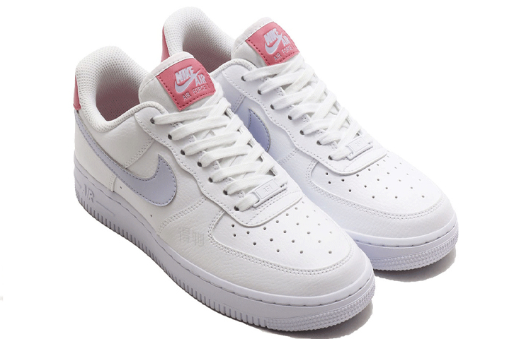 Женские кроссовки Nike Air Force 1 Desert Berry (бело-розовые) — фото 3