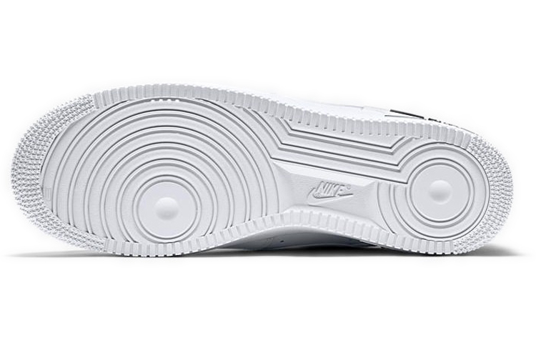 Кроссовки Nike Air Force 1 07 'Double Air' (черно-белые) — Чёрныйбелый — фото 6