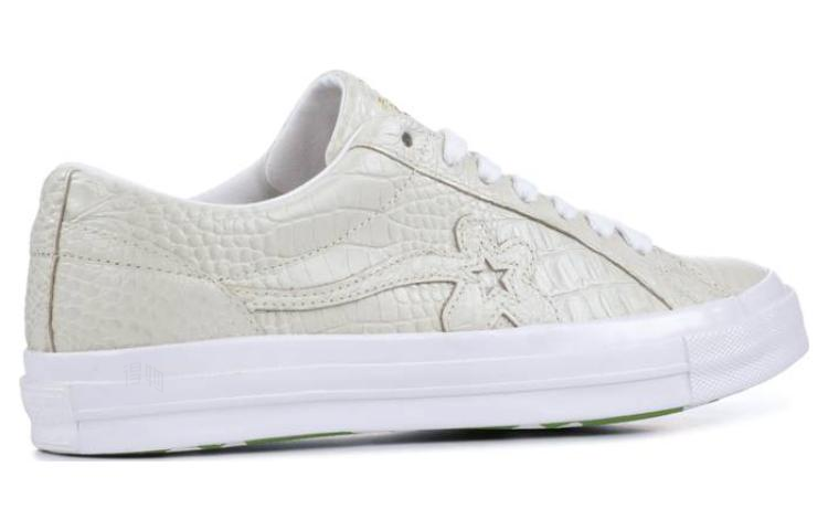 Кеды Converse One Star Ox Golf Le Fleur (серо-бежевые) — фото 4