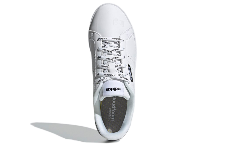 Женские кеды adidas Courtpoint (бело-черная) — Белый / чёрный — фото 5