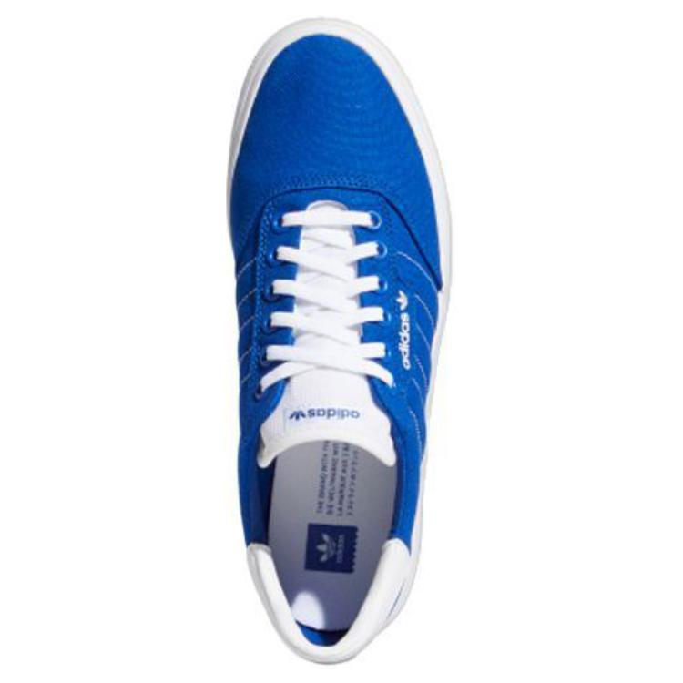 Кеды adidas originals 3MC Vulc (бело-синие) — Белый / синий — фото 4