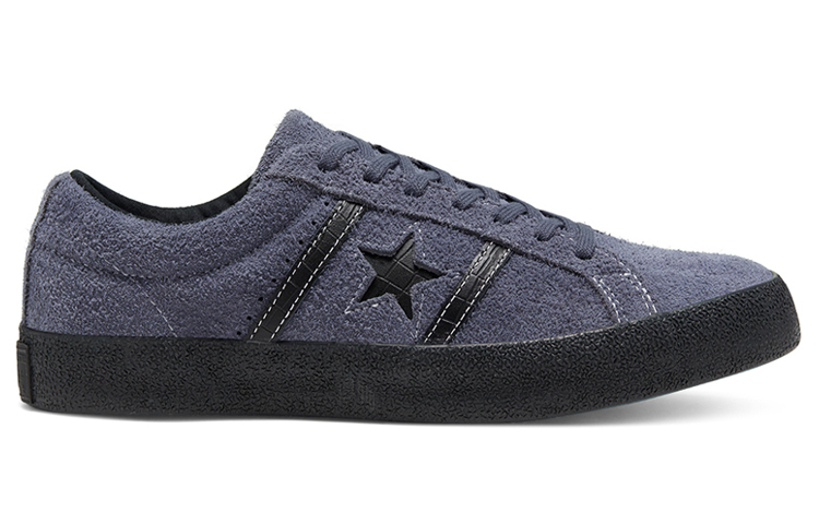 Кеды Converse One Star Academy Pro Low (черно-фиолетовые) — фото 2