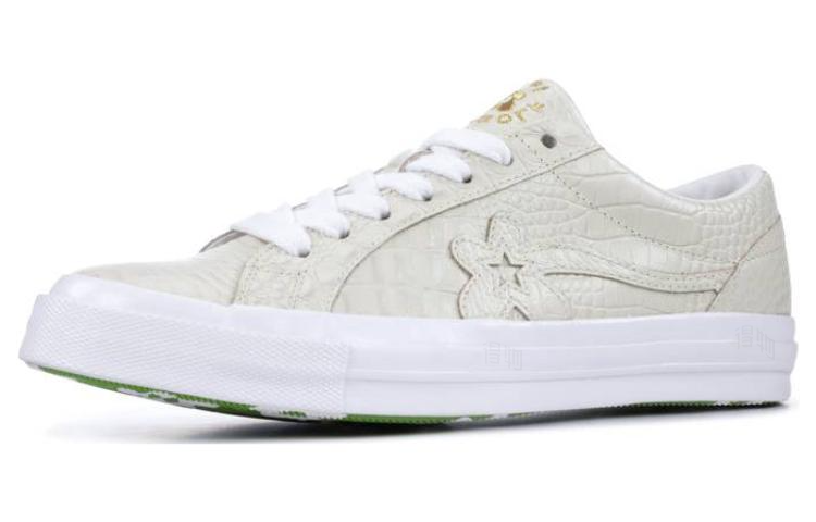 Кеды Converse One Star Ox Golf Le Fleur (серо-бежевые) — фото 3