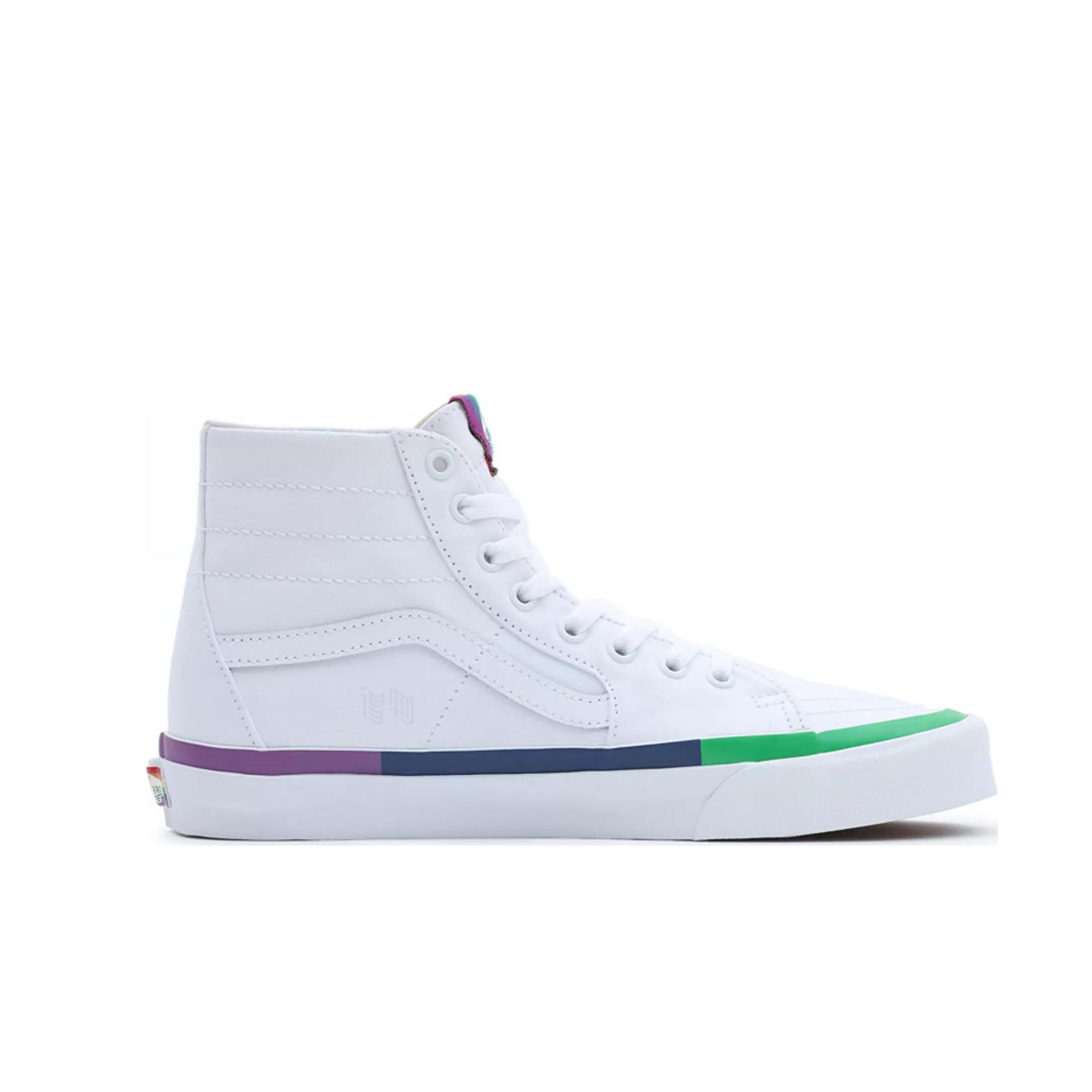 Кеды Vans Sk8-Hi Tapered (белые) — 白/彩 — фото 2