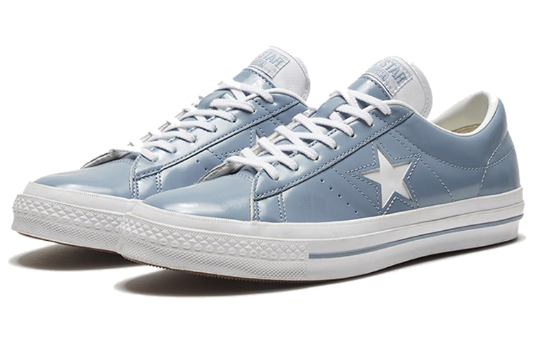 Кеды Converse One Star HanByeol (сине-серые) — фото 3