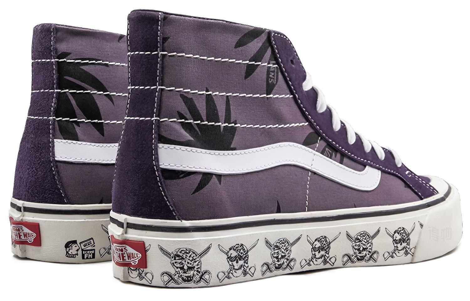 Кеды Vans SK8 138 Decon SF (фиолетовый / белый) — фото 5