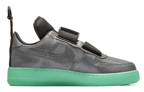 Кроссовки Nike Air Force 1 Utility QS OBJ Odell Beckham Jr (светло-зеленый / черный) — Светло-зелёный / чёрный — фото 2