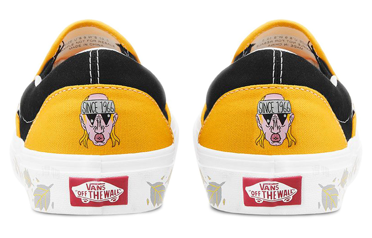 Кеды Vans (черно-желтые) — фото 4