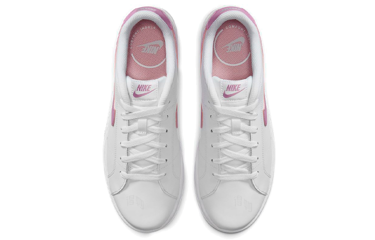 Женские кеды Nike Court Royale 2 (бело-розовые) — фото 4