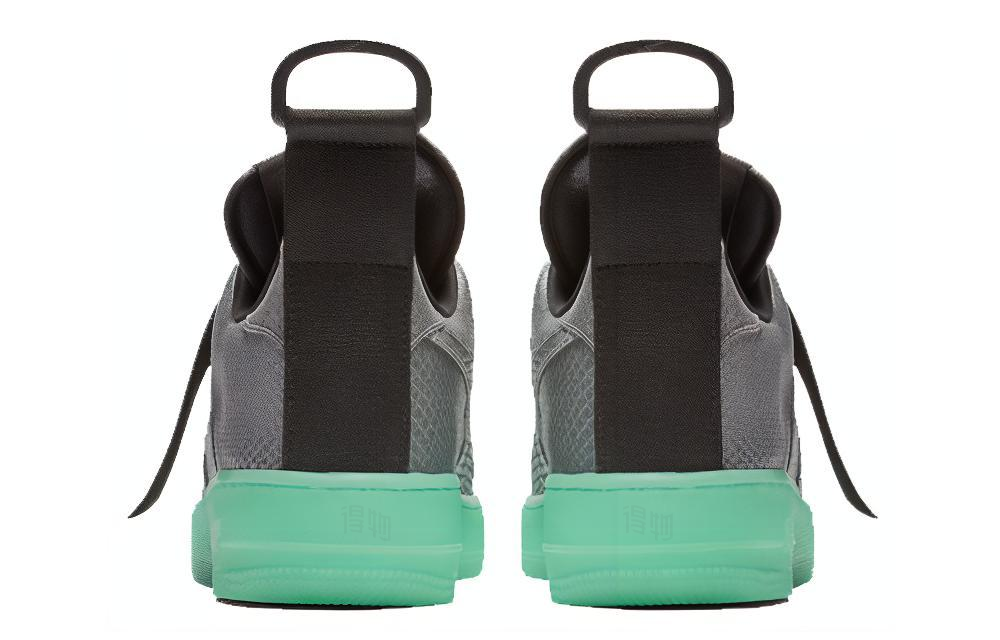 Кроссовки Nike Air Force 1 Utility QS OBJ Odell Beckham Jr (светло-зеленый / черный) — Светло-зелёный / чёрный — фото 4