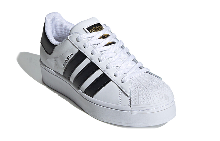 Женские кеды adidas originals Superstar Bold (бело-черный) — фото 3