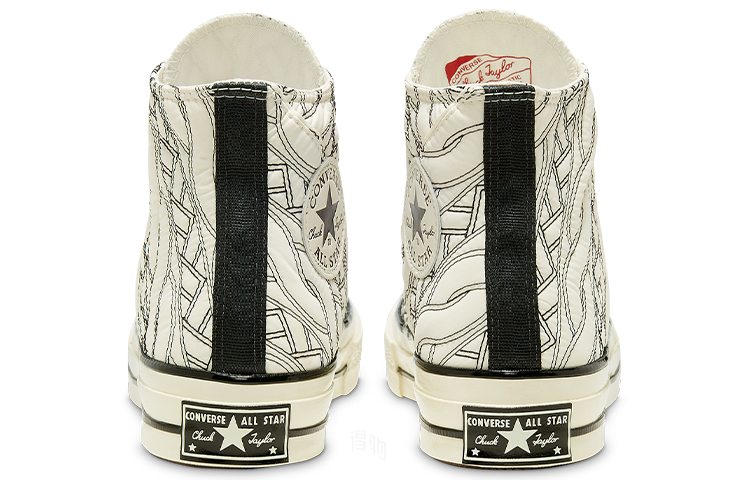 Женские кеды Converse 1970s (бело-черные) — Белый / чёрный — фото 5