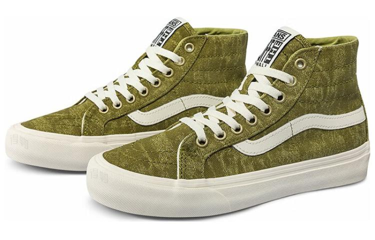 Унисекс кеды Vans SK8 38 VR3 (зелено-белый) — фото 3