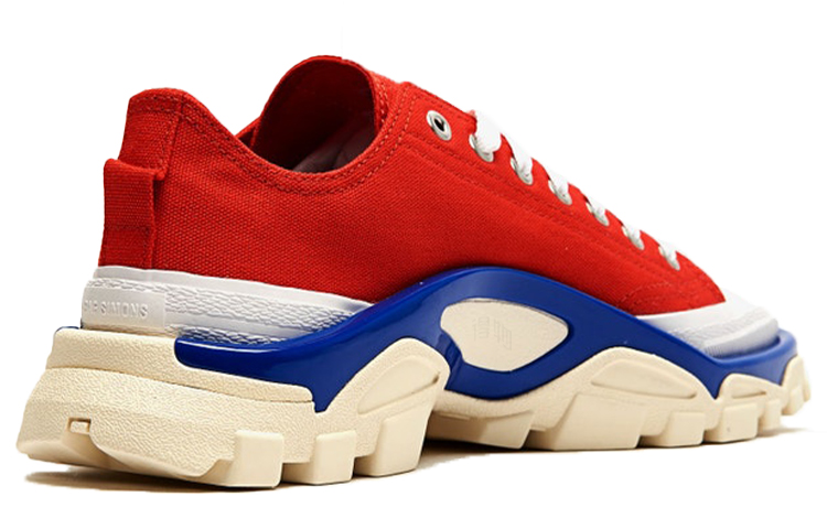 Мужские кеды adidas originals Raf Simons Detroit Runner 'Red' (красно-синий) — фото 5