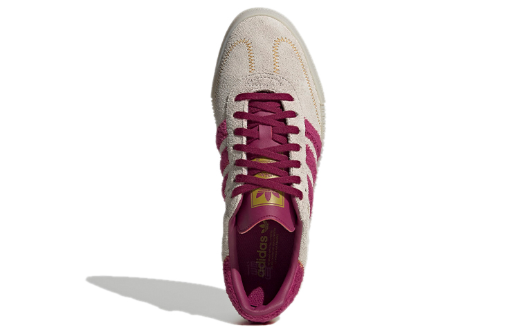 Женские кеды adidas originals Sambarose (бежево-фиолетовые) — фото 4
