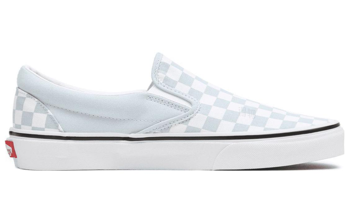 слипоны Vans slip-on (бело-синий) — фото 2