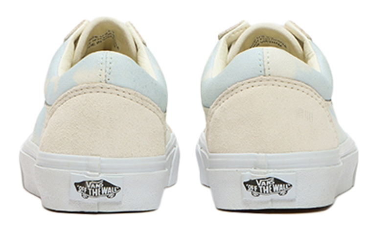 Кеды Vans Old Skool (бело-синий) — фото 4