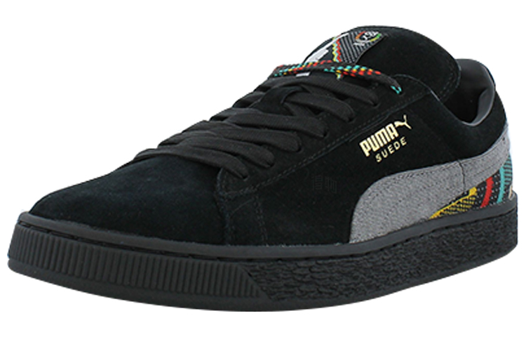Кеды PUMA Suede BHM (черно-серые) — фото 2