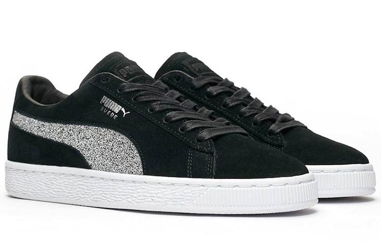 Кеды Swarovski x PUMA Suede Classic (черные) — фото 2