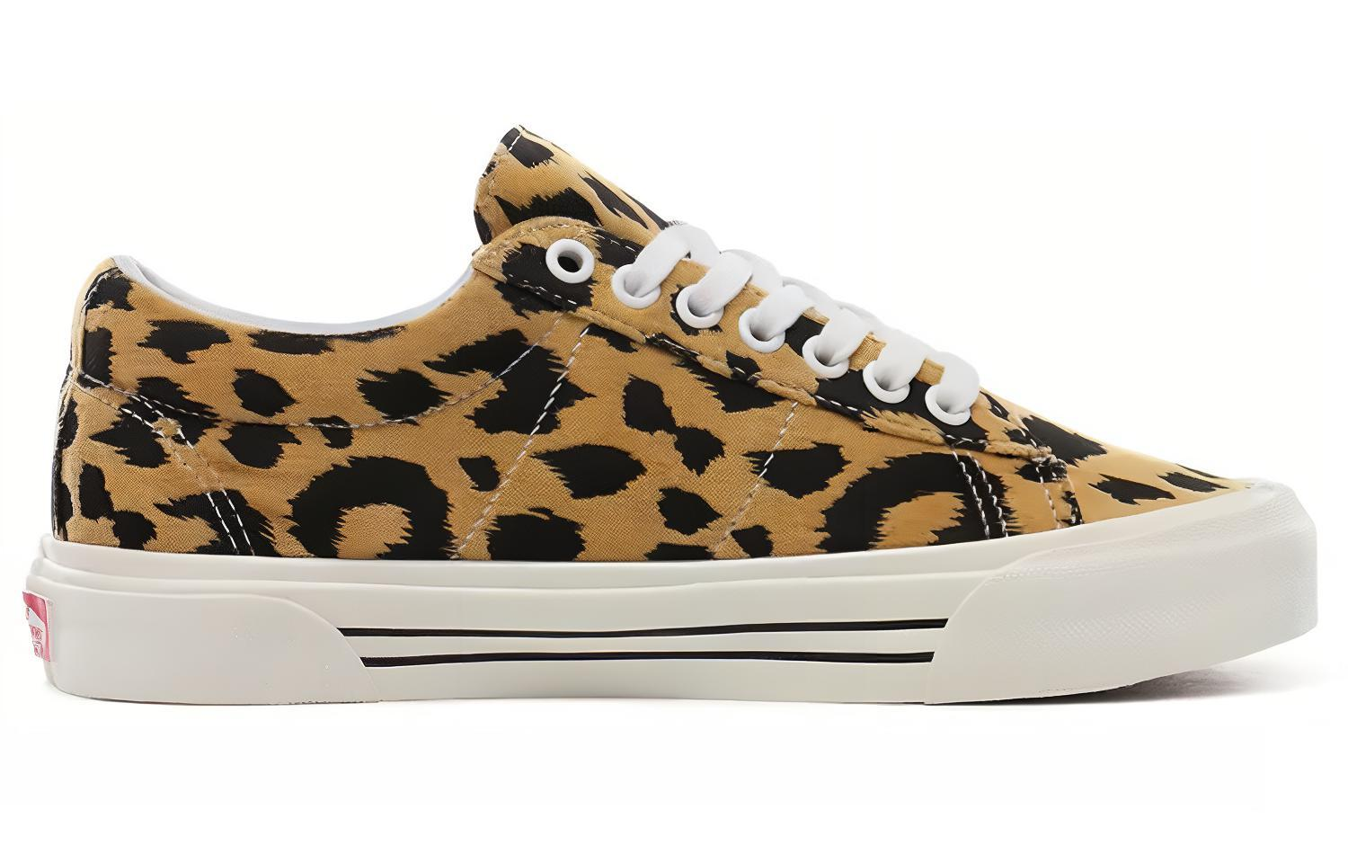 Кеды Vans SID Dx (коричнево-черные) — 豹纹/棕/黑 — фото 2