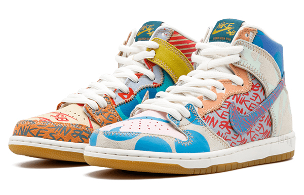 Кроссовки Nike Dunk SB High Thomas Campbell What The Dunk (разноцветные) — 彩色 — фото 3