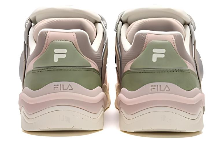 Женские кеды Fila Fusion Kickdx (бежево-розовые) — 浅卡其/初雪白 — фото 4