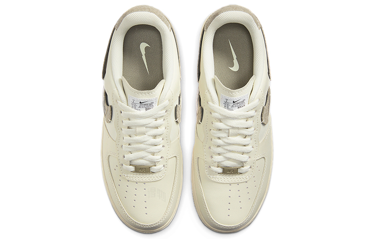 Женские кроссовки Nike Air Force 1 LXX Sea Glass (светло-бежевые) — фото 4