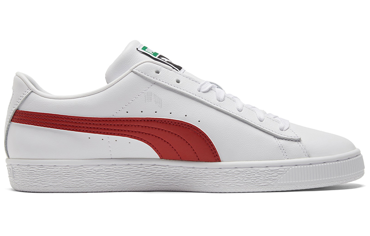 Мужские кеды PUMA Basket Classic (белый / красный) — фото 2