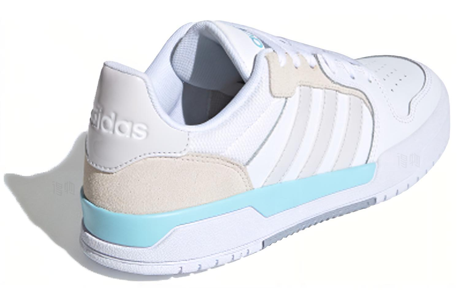 Кроссовки adidas neo Entrap (бело-серо-голубые) — фото 4