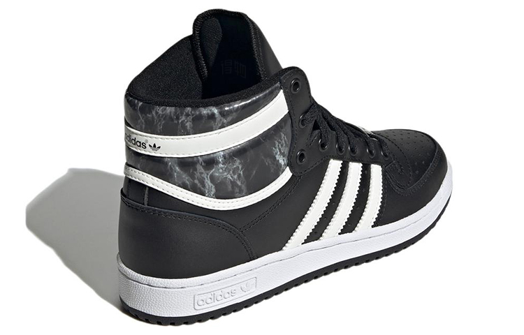 Женские кеды adidas originals Top ten Rb (черно-белые) — фото 4