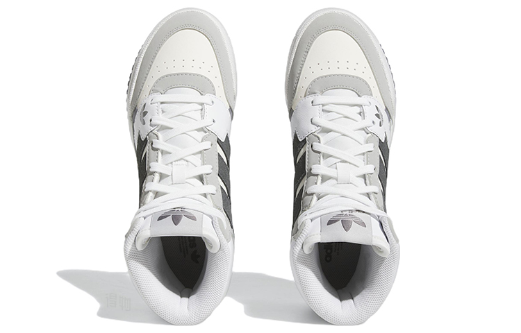 Женские кеды adidas originals Drop Step (белый / серый) — 亮白/浅灰/米白/黑 — фото 5