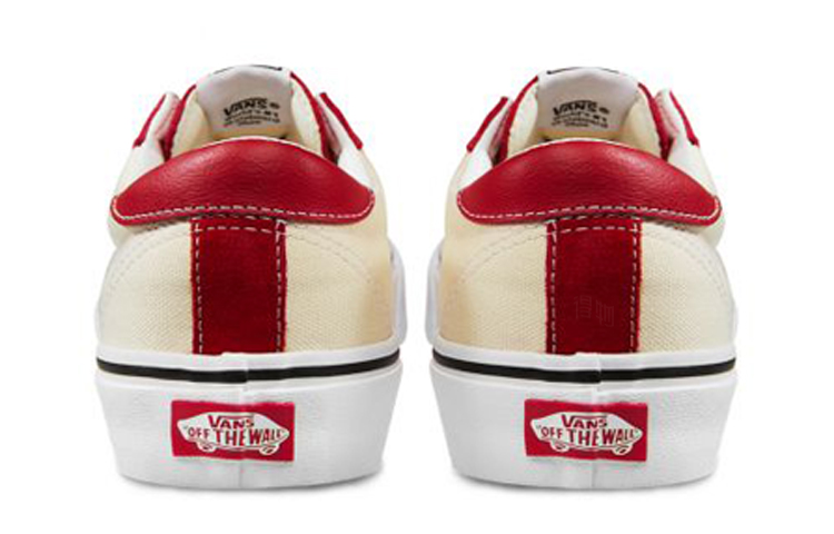 Кеды Vans Sports (красно-белые) — Красный / белый — фото 4