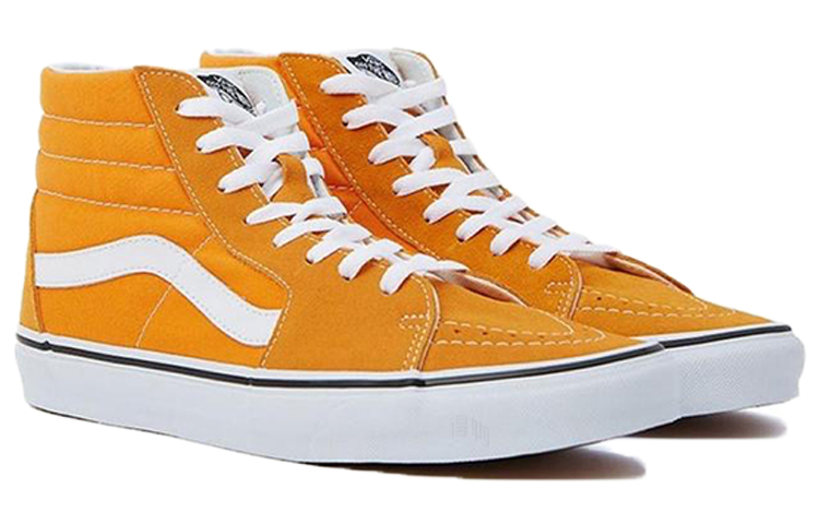 Кеды Vans SK8 Dark Cheddar/True White (желтый / белый) — 橘黄 — фото 4
