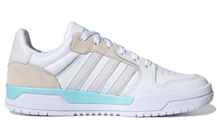 Кроссовки adidas neo Entrap (бело-серо-голубые) — фото 2
