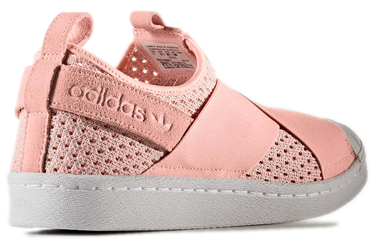 Женские слипоны adidas originals Superstar SlipOn (розовые) — фото 4