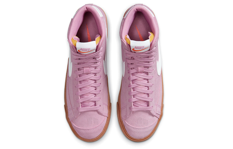 Женские кеды Nike Blazer '77 (розово-белые) — Розовый / белый — фото 3