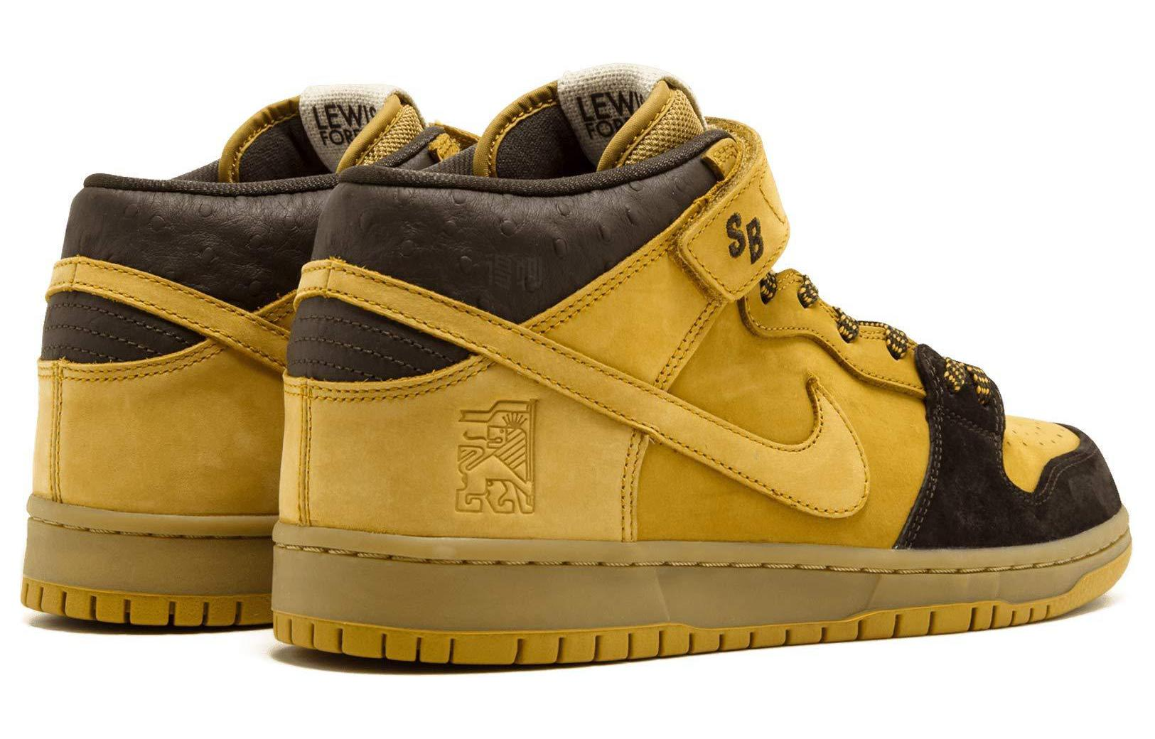 Кроссовки Nike Dunk SB Lewis Marnell (коричневые) — фото 4