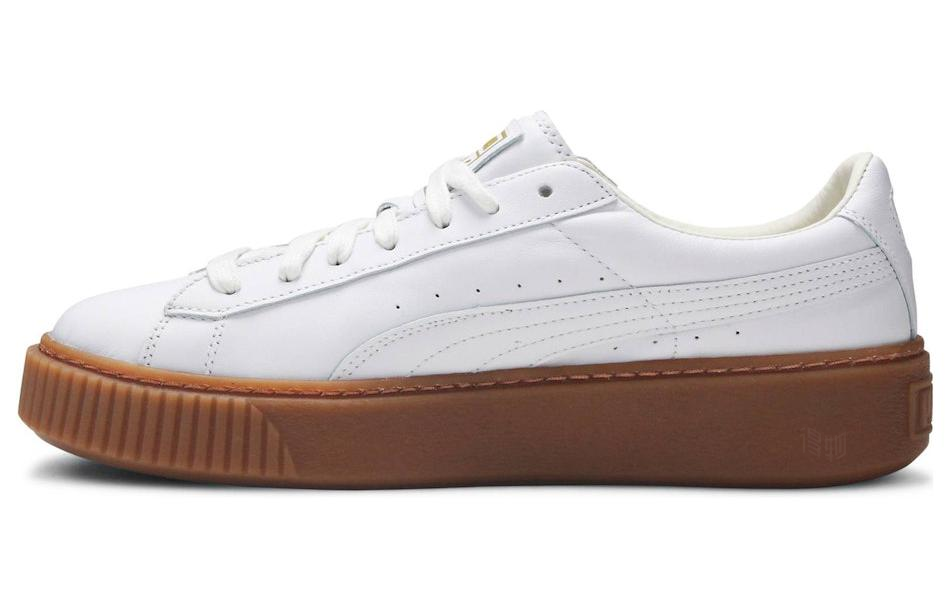 Женские кеды PUMA Platform (белые) — 白/生胶 — фото 2