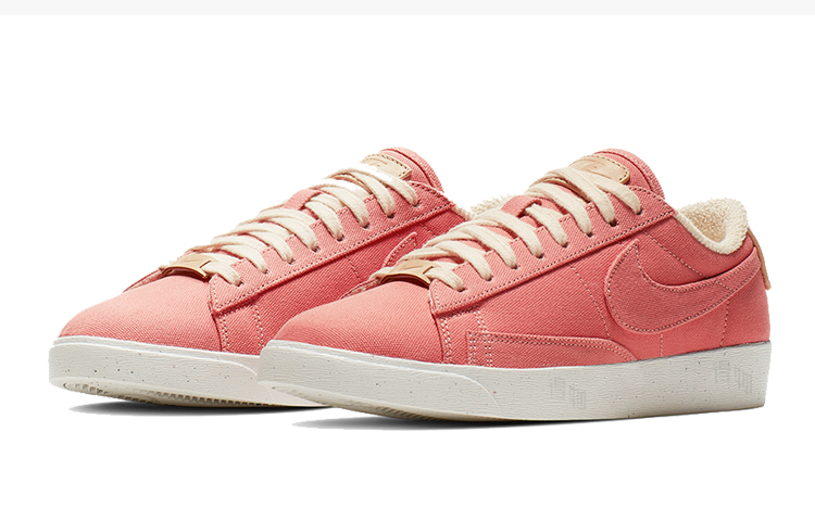 Женские кеды Nike Blazer LX Plant Color Collection (розовые) — фото 3