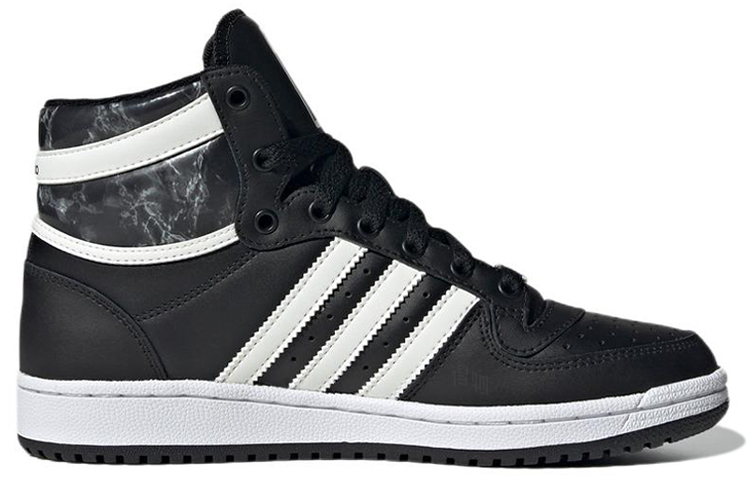 Женские кеды adidas originals Top ten Rb (черно-белые) — фото 2