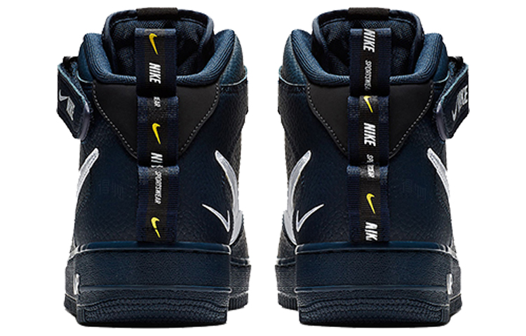 Унисекс кроссовки Nike Air Force 1 07 Lv8 (сине-белые) — фото 4