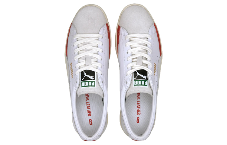 Кеды PUMA Basket 90680 L (белый/красный) — фото 3