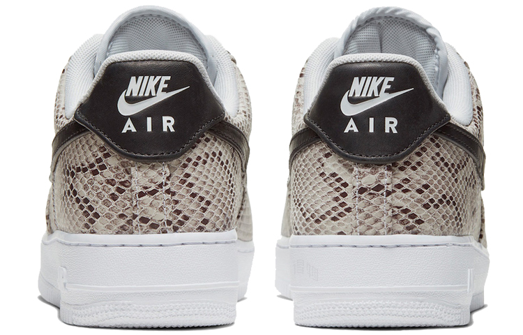 Кроссовки Nike Air Force 1 (коричневые) — 蛇纹 — фото 4
