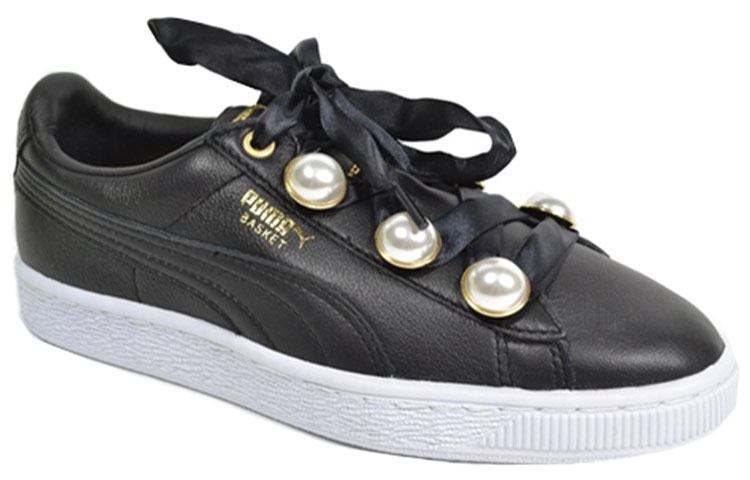 Женские кеды PUMA Basket Bling (черные) — фото 2