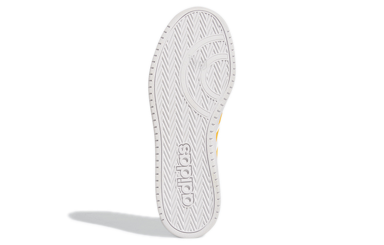 Мужские кеды adidas neo Hoops 2.0 (бело-черно-желтый) — фото 6