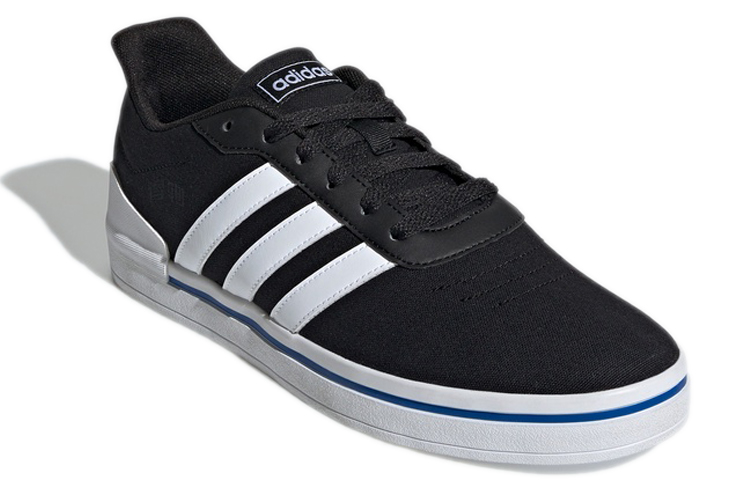 Мужские кеды adidas Heawin (черно-бело-синие) — фото 3